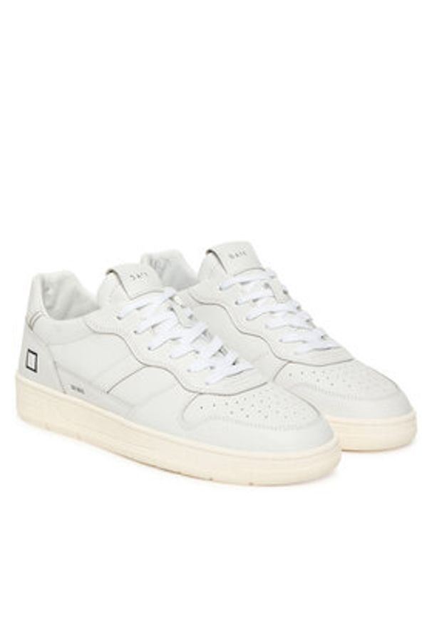 D.A.T.E. Sneakersy Court 2.0 Basic M431-C2-BA Biały. Kolor: biały. Materiał: skóra