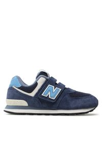 New Balance Sneakersy PV574ND1 Granatowy. Kolor: niebieski. Materiał: zamsz, skóra. Model: New Balance 574 #1