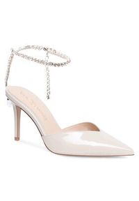 Eva Minge Szpilki Florencia-323-101-2 Biały. Kolor: biały. Materiał: lakier, skóra. Obcas: na szpilce #2