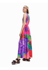 Desigual Sukienka codzienna Sandall 23SWVW91 Kolorowy Regular Fit. Okazja: na co dzień. Materiał: wiskoza. Wzór: kolorowy. Typ sukienki: proste. Styl: casual #3