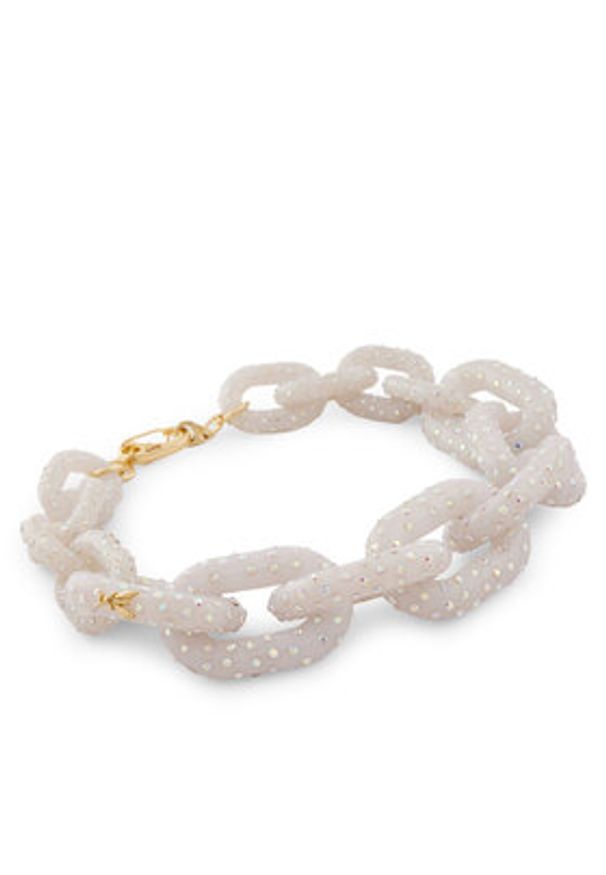 Elisabetta Franchi Naszyjnik 2J2518/V037-S623 Biały. Kolor: biały