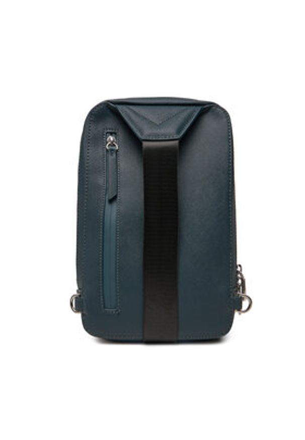 Guess Saszetka HMMISA P5226 Zielony. Kolor: zielony. Materiał: skóra