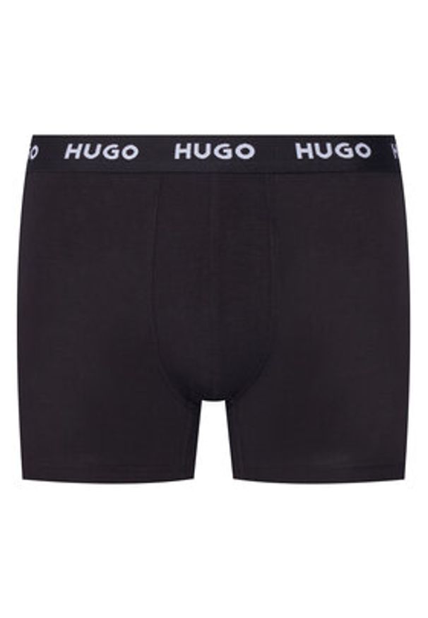 Hugo - HUGO Komplet 3 par bokserek 50532613 Czarny. Kolor: czarny. Materiał: bawełna