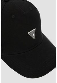 Guess - GUESS Czarna męska czapka London Baseball. Kolor: czarny. Styl: casual #4
