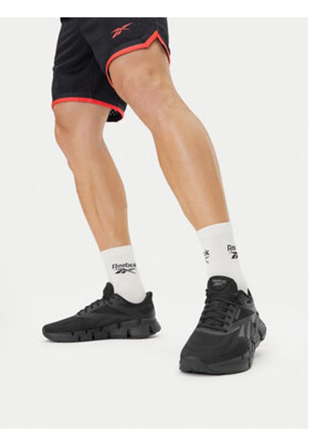 Reebok Buty do biegania EO-ZIG DYNAMICA 6 100225490 Czarny. Kolor: czarny. Materiał: materiał