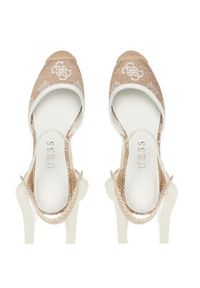 Guess Espadryle FLJCYR FAB04 Beżowy. Kolor: beżowy. Materiał: skóra