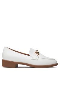Loafersy DeeZee. Kolor: biały