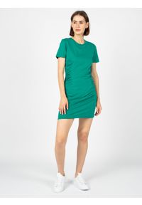 Silvian Heach Sukienka | CVP23124VE | Kobieta | Zielony. Kolor: zielony. Materiał: bawełna. Długość rękawa: krótki rękaw. Typ sukienki: dopasowane. Długość: mini