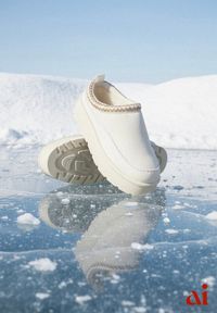 Renee - Beżowe Śniegowce z Futrzanym Ociepleniem na Platformie Reiandea. Kolor: beżowy. Materiał: futro. Obcas: na platformie #1