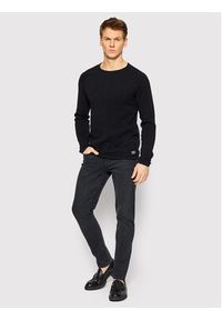 Jack & Jones - Jack&Jones Sweter Hill 12157321 Czarny Regular Fit. Kolor: czarny. Materiał: bawełna #6