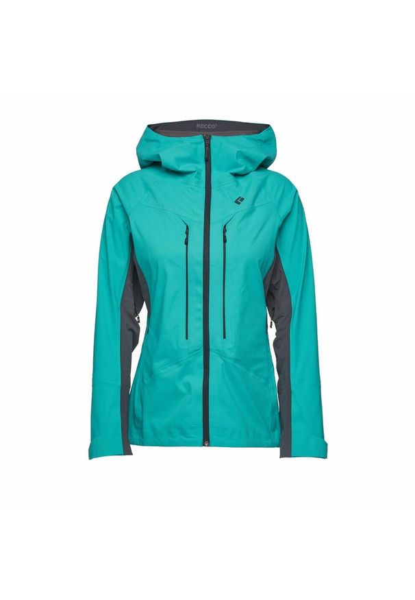 Kurtka softshellowa damska Black Diamond DAWN PATROL HYBRID SHELL. Kolor: niebieski