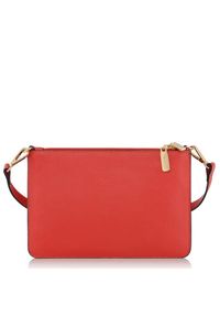 Ochnik - Torebka damska. Kolor: czerwony. Materiał: skórzane. Styl: retro #5