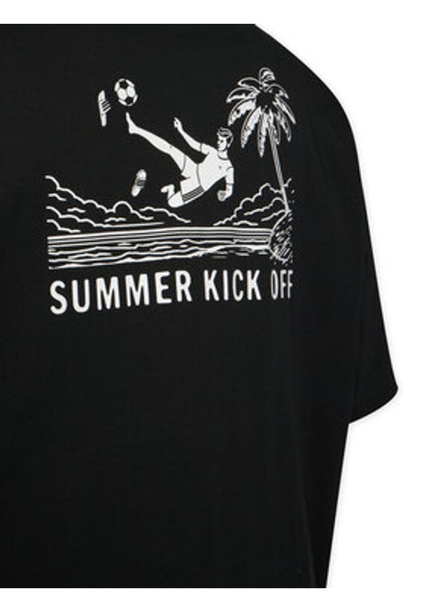 Adidas - adidas T-Shirt Summer Slides Sport Graphic JZ4998 Czarny Regular Fit. Kolor: czarny. Materiał: bawełna. Styl: sportowy