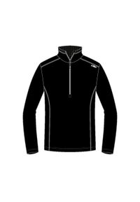Bluza męska CMP 3G10747. Kolor: czarny, żółty. Styl: sportowy. Sport: turystyka piesza #1