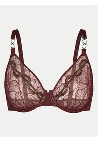 Chantelle X Biustonosz z fiszbiną Xtravagant C06GM9 Bordowy. Kolor: czerwony. Materiał: syntetyk #7
