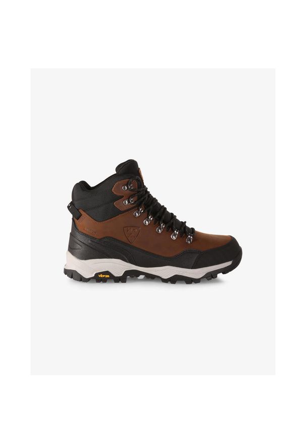 Unisex wysokie buty outdoorowe Kilpi TRACKER HIGH WP-U. Kolor: brązowy. Materiał: nylon