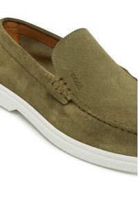 BOSS Mokasyny Sienne 50543083 Zielony. Kolor: zielony. Materiał: zamsz, skóra #6