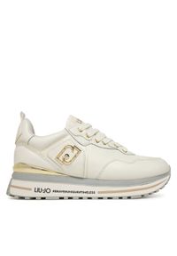 Liu Jo Sneakersy Maxi Wonder 01 BF5009 P0102 Écru. Materiał: skóra