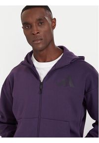 Adidas - adidas Bluza Z.N.E. KB7124 Fioletowy Regular Fit. Kolor: fioletowy. Materiał: syntetyk, bawełna #4