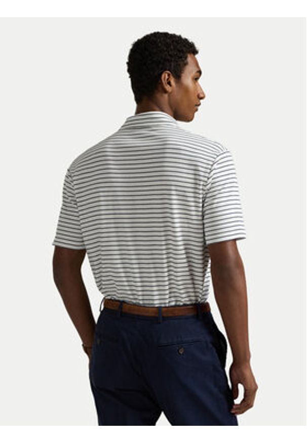 Polo Ralph Lauren Polo 710969622001 Biały Slim Fit. Typ kołnierza: polo. Kolor: biały. Materiał: bawełna