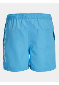 Jack&Jones Junior Szorty kąpielowe 12226262 Niebieski Regular Fit. Kolor: niebieski