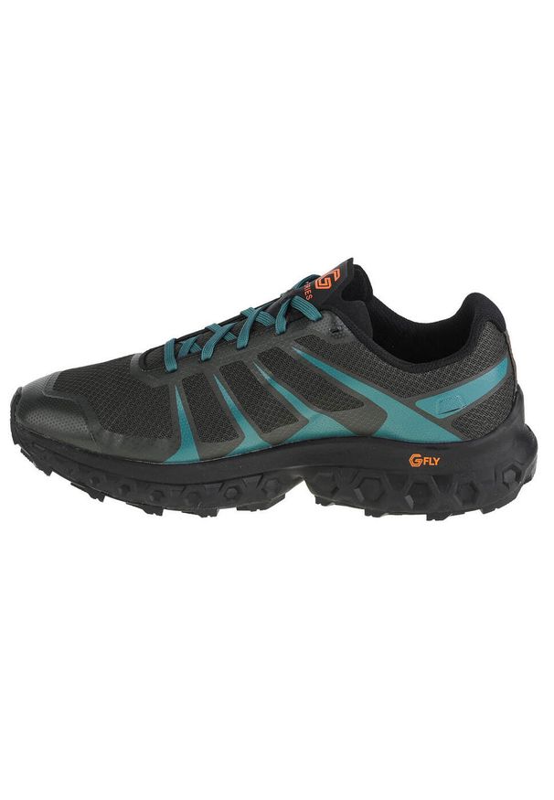Buty do biegania męskie, Inov-8 Trailfly Ultra G 300 Max. Kolor: zielony. Materiał: guma, materiał, tkanina, syntetyk