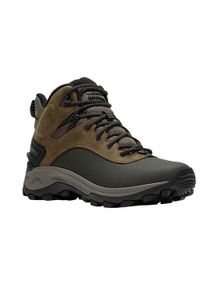 Buty trekkingowe męskie Merrell Thermo Kiruna 2 Mid Waterproof. Wysokość cholewki: za kostkę. Zapięcie: sznurówki. Kolor: wielokolorowy. Materiał: materiał, skóra, syntetyk. Szerokość cholewki: normalna