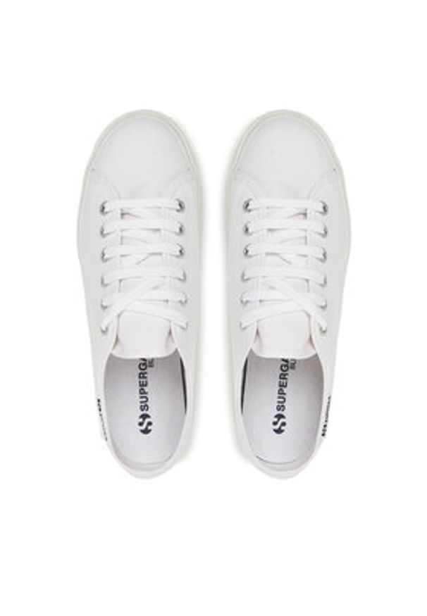 Superga Tenisówki 3790 Platform S3134MW Biały. Kolor: biały. Materiał: materiał. Obcas: na platformie