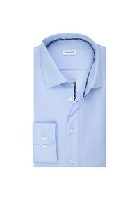 Seidensticker Koszula 01.653760 Niebieski Slim Fit. Kolor: niebieski. Materiał: bawełna #2