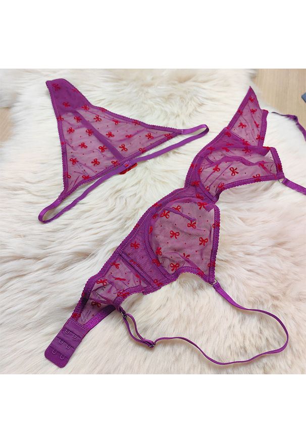 Intica - Stanik push-up z delikatnych materiałów Hadas. Kolor: wielokolorowy. Materiał: materiał