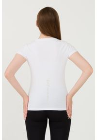 EA7 Emporio Armani - EA7 Biały damski t-shirt, Rozmiar M. Kolor: biały #6