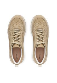 Geox Sneakersy D Sukie 2.0 D65YPA 00022 C5002 Beżowy. Kolor: beżowy. Materiał: zamsz, skóra #5