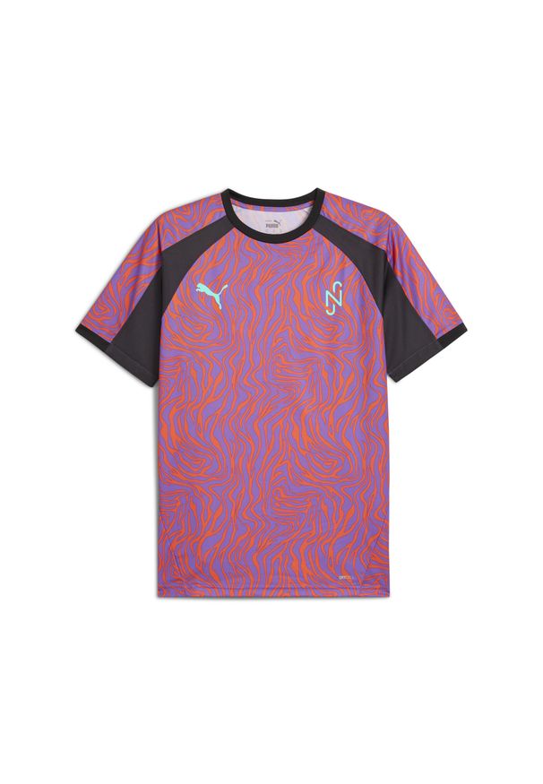 Puma - Męska koszulka piłkarska Neymar Jr Creativity PUMA. Kolor: szary, fioletowy, wielokolorowy. Sport: piłka nożna