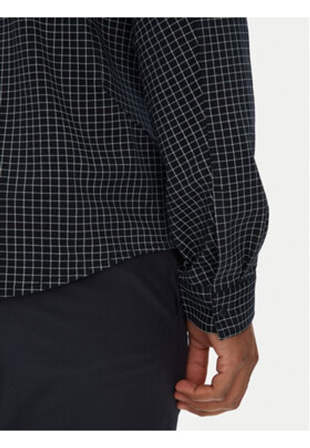 BOSS Koszula Excurse 50544843 Granatowy Regular Fit. Kolor: niebieski. Materiał: bawełna