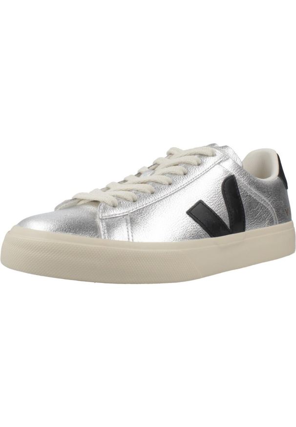 Veja - Buty VEJA CAMPO Srebrny. Kolor: szary. Materiał: tkanina, skóra. Styl: sportowy