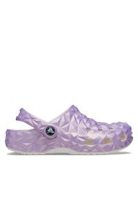 Crocs Klapki Classic Iridescent Geo Clog Kids 209693 Biały. Kolor: biały