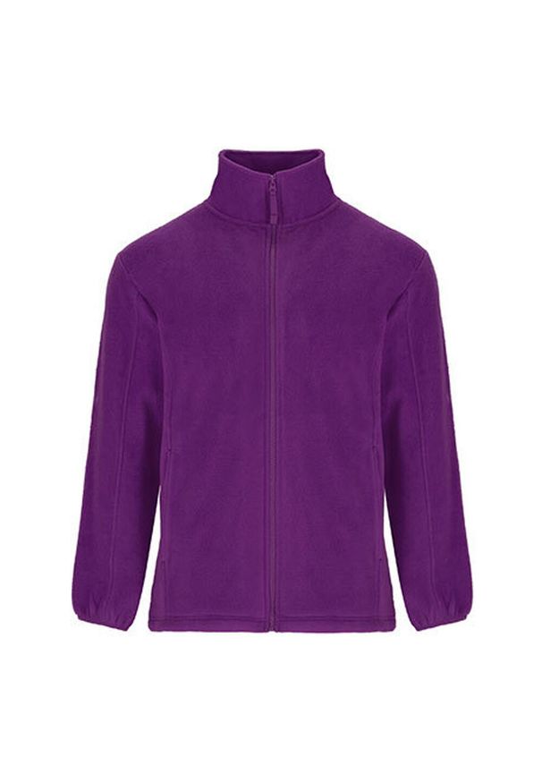 ROLY - Męska Bluza Polarowa. Kolor: fioletowy. Materiał: polar. Sezon: zima. Styl: sportowy