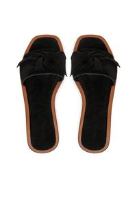 Marella Klapki Casere 2513521077200 Czarny. Kolor: czarny. Materiał: skóra, zamsz #4