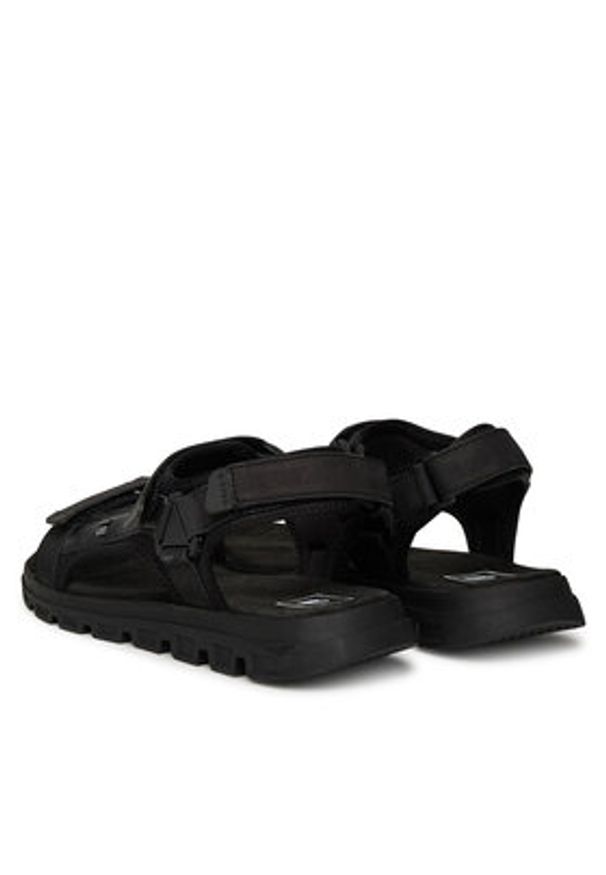 G-Star RAW - G-Star Raw Sandały ZAC-12 MI08 Czarny. Kolor: czarny. Materiał: nubuk, skóra