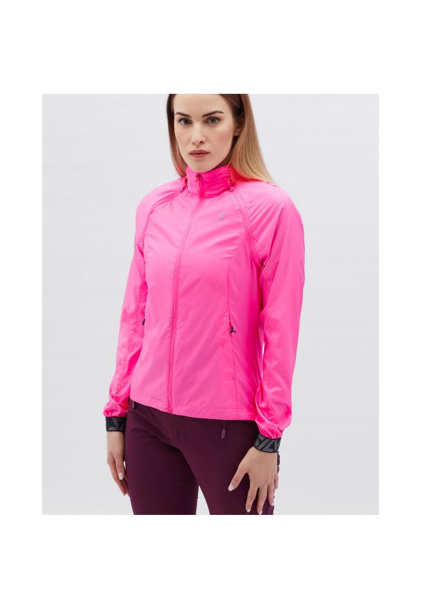 Kurtka wiatroszczelna damska Silvini Vetta odpinane rękawy. Kolor: różowy. Materiał: softshell. Sport: turystyka piesza
