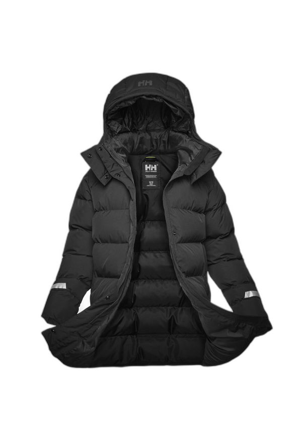 Parka damska Helly Hansen aden winter. Kolor: wielokolorowy, szary, czarny. Sezon: zima. Styl: elegancki