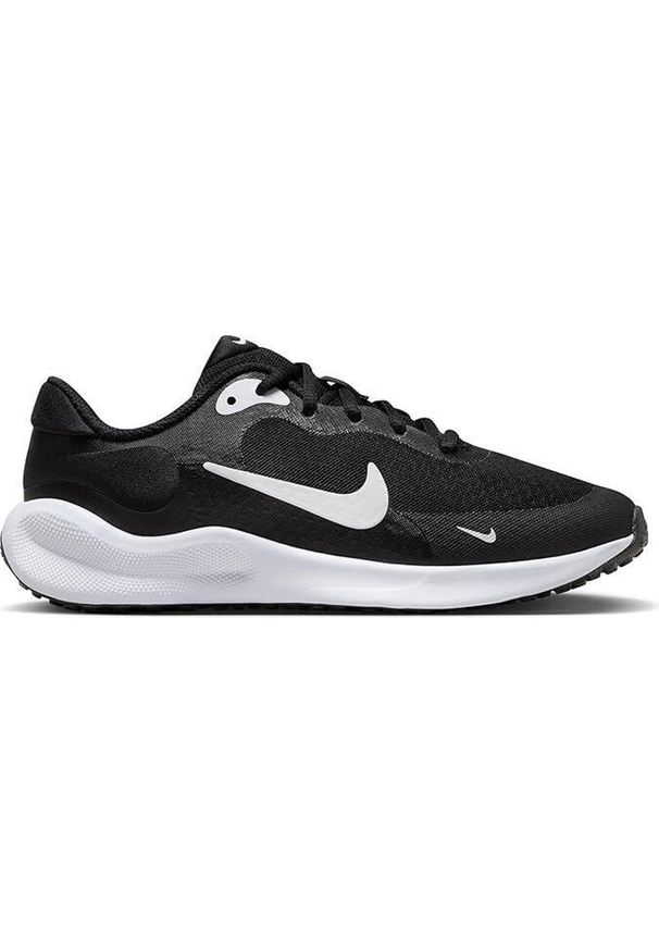 Buty Sportowe Młodzieżowe Nike Revolution 7 GS. Okazja: na co dzień, na uczelnię. Kolor: czarny. Model: Nike Revolution. Sport: bieganie