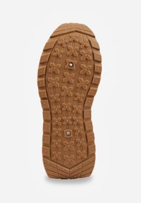 Born2be - Czarne Sneakersy Vices na Grubej Podeszwie z Metaliczną Ozdobą Nelastra. Okazja: na co dzień. Kolor: czarny. Materiał: jeans. Wzór: aplikacja #7