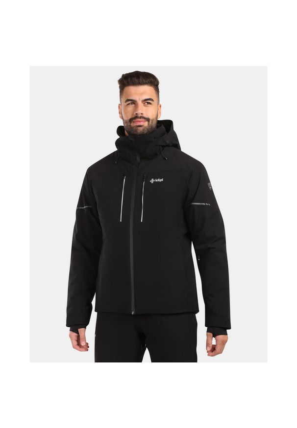 Męska kurtka narciarska Kilpi TONNSI-M. Kolor: czarny. Sezon: zima. Sport: narciarstwo