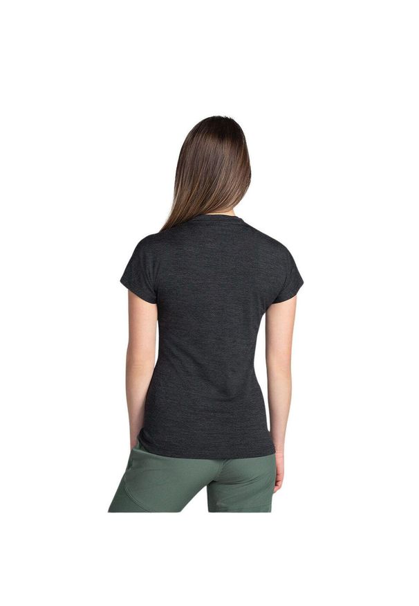 Koszulka damska Kilpi Merin. Kolor: szary. Materiał: wełna. Sport: turystyka piesza