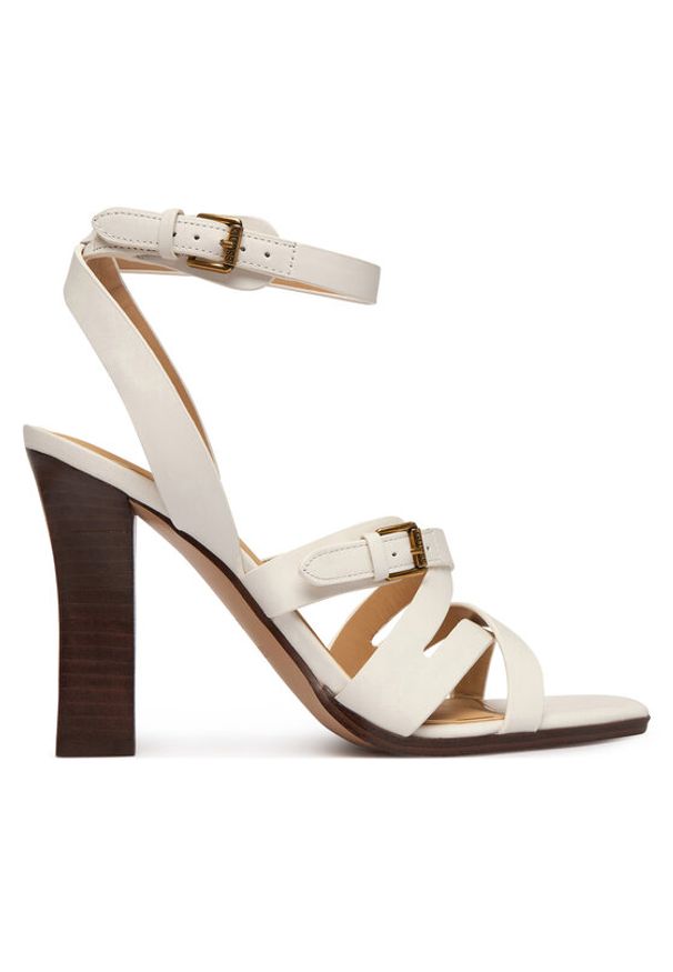 Guess Sandały FLJRAD LEA03 Kremowy. Kolor: kremowy. Materiał: skóra
