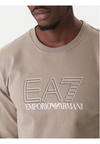 EA7 Emporio Armani Bluza 7M001312 AF13512 U6167 Beżowy Regular Fit. Kolor: beżowy. Materiał: bawełna #5