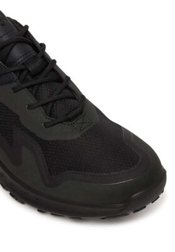ecco - ECCO Sneakersy Ult-Trn 82433451094 Czarny. Kolor: czarny. Materiał: materiał