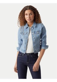 Vero Moda Kurtka jeansowa Luna 10279492 Błękitny Slim Fit. Kolor: niebieski. Materiał: bawełna #1
