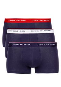 TOMMY HILFIGER - Tommy Hilfiger Komplet 3 par bokserek 3P Lr Trunk 1U87903841 Granatowy. Kolor: niebieski. Materiał: bawełna #1